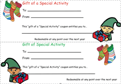 printable Holiday gift of time coupons-full color version pdf