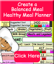 Healthy Meal Planner Tool healthy foods parents