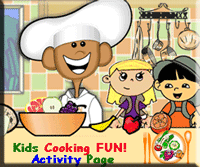 kids cooking activities and worksheets