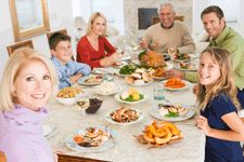 family meals promoting healthy child